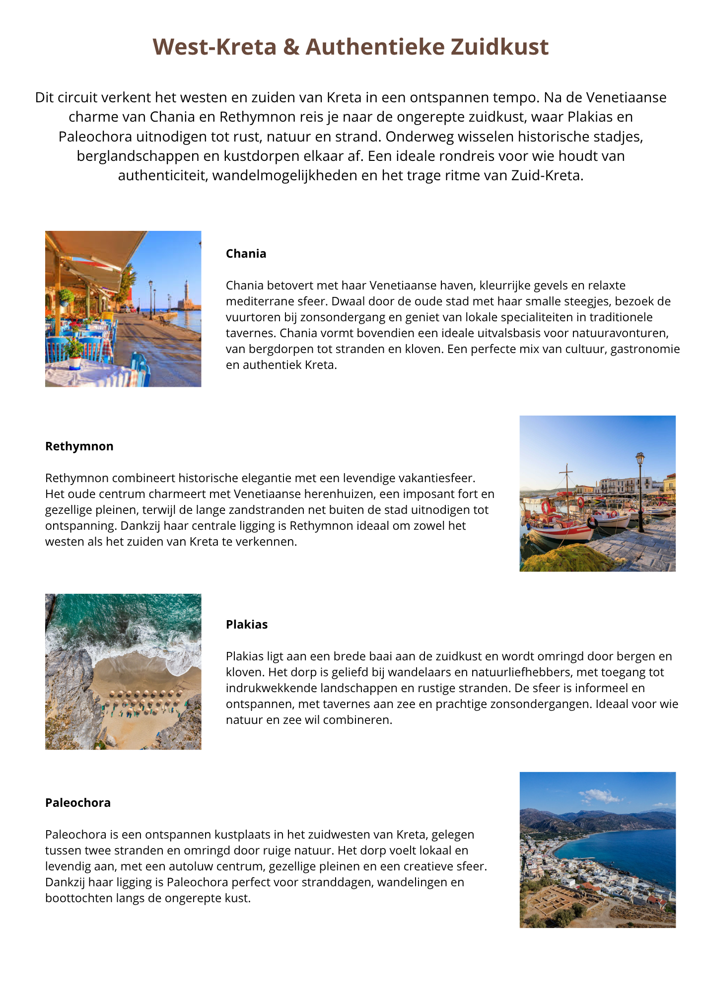 West Kreta  Authentieke Zuidkust